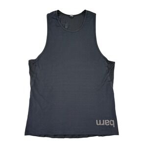 Lululemon Tank Top Mens Size Medium Gray Skull and Cross Bones Barn Gym Active